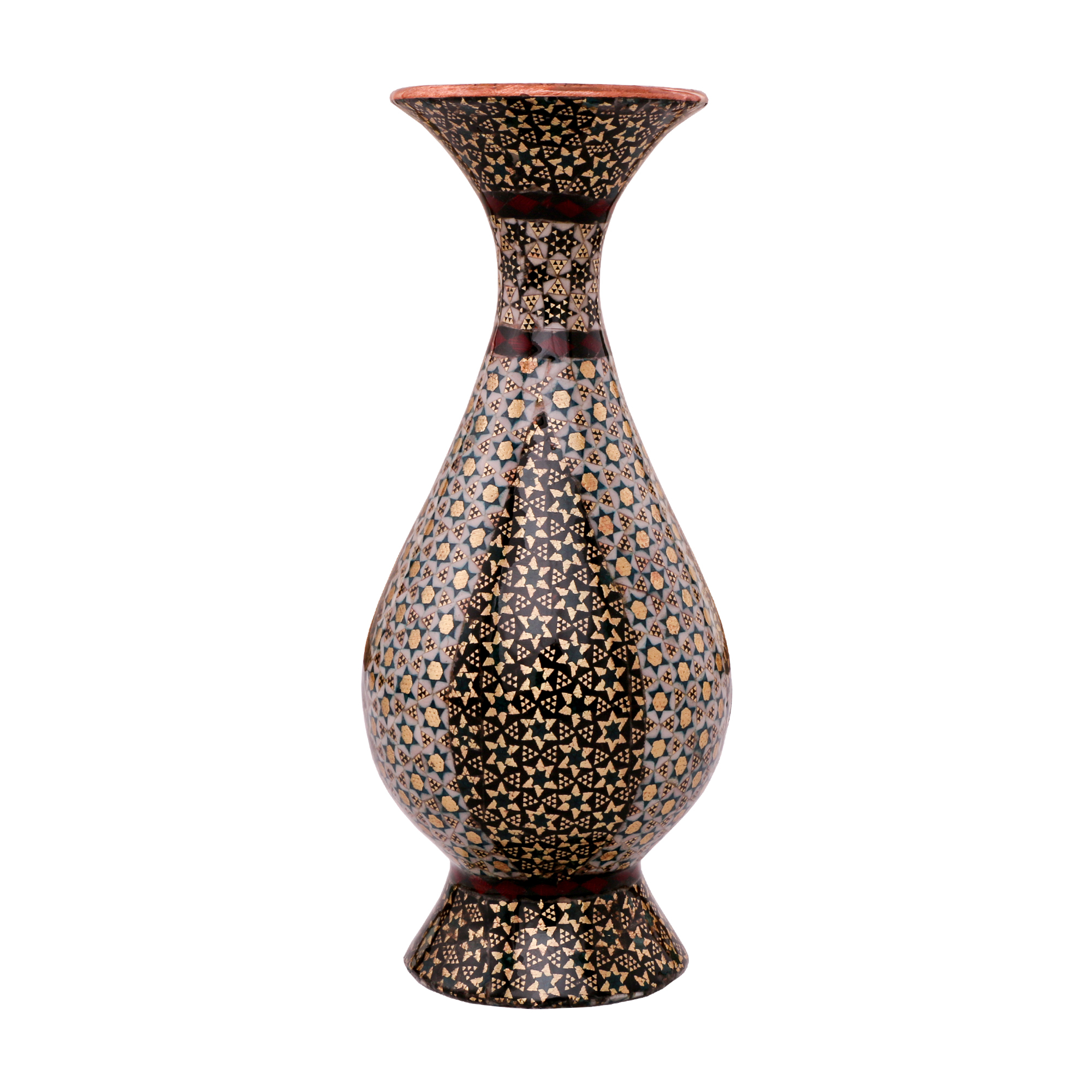گلدان خاتم کاری کد 757