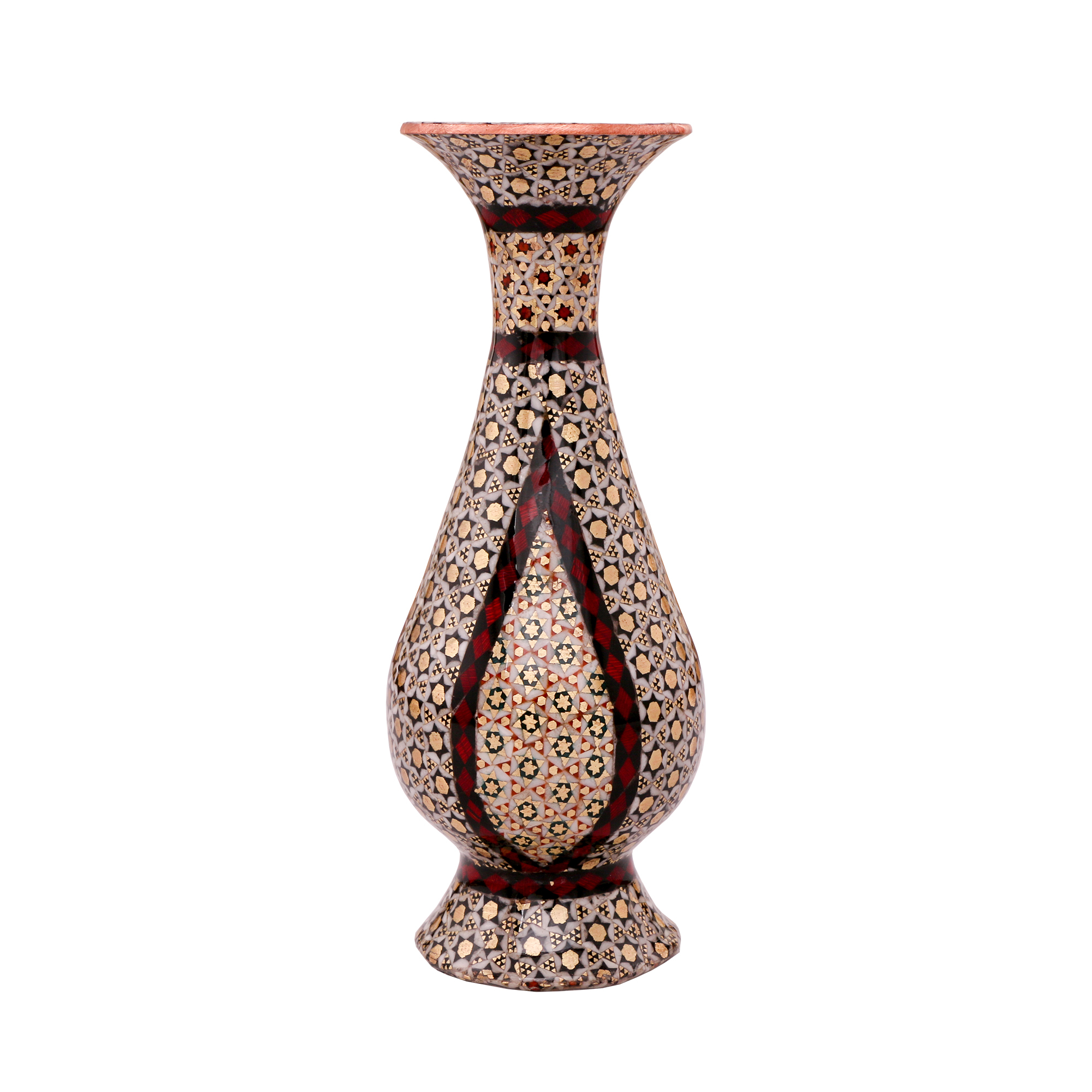 گلدان خاتم کاری کد 758