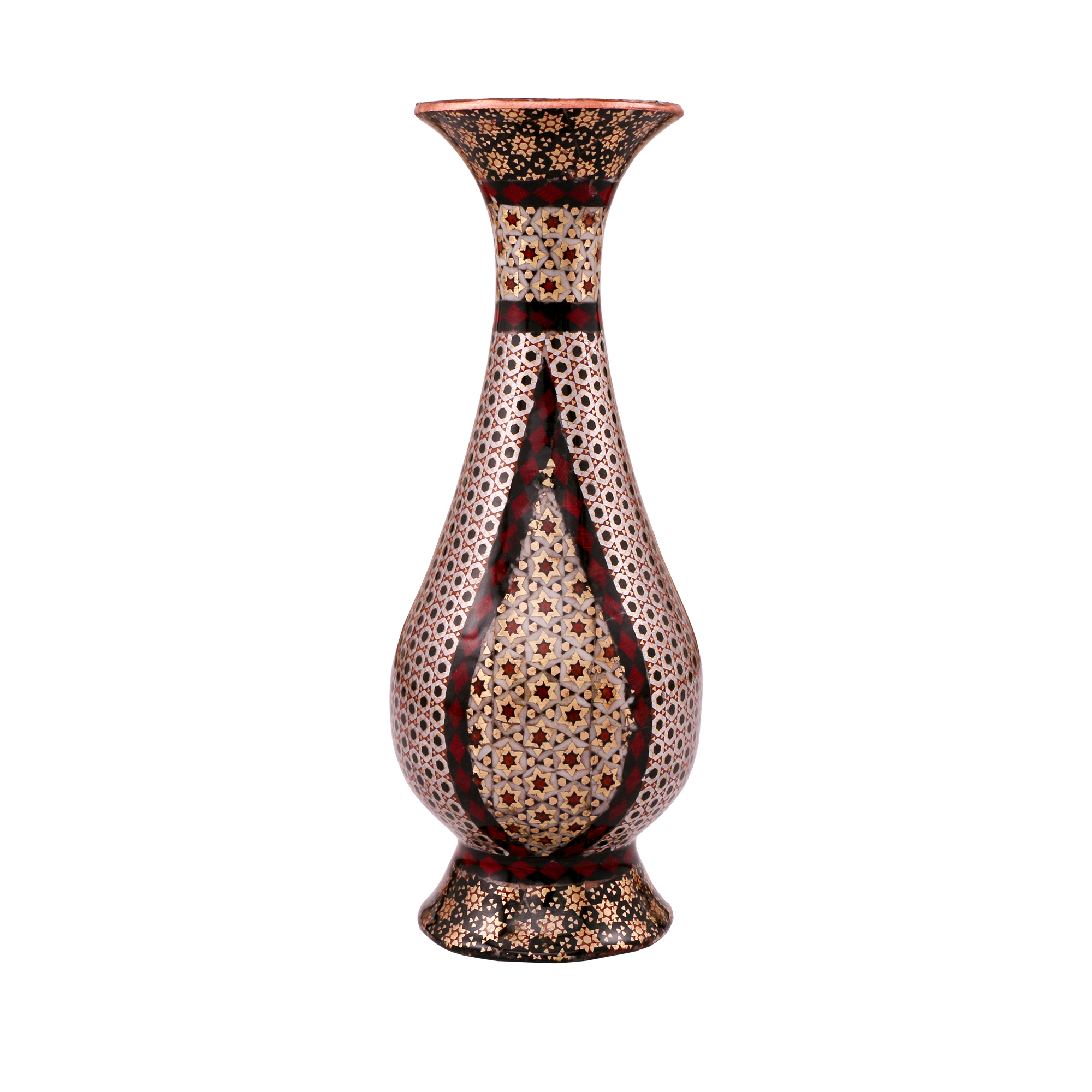 گلدان خاتم کاری کد 759