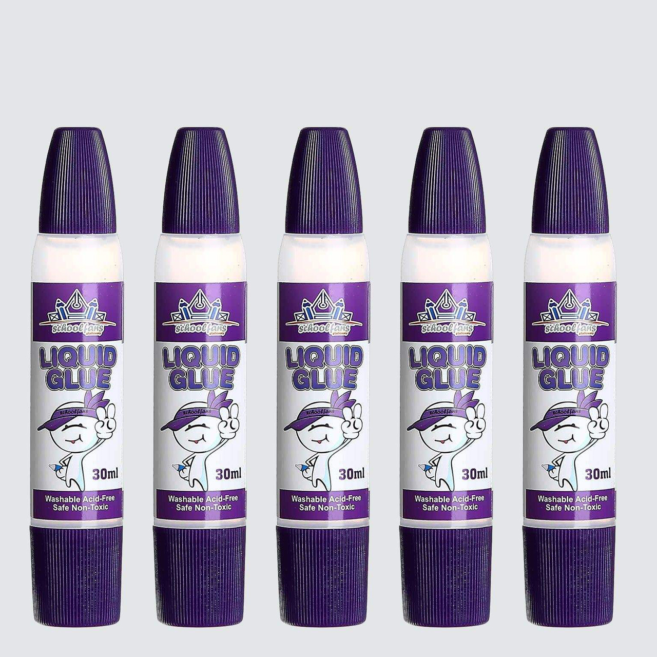 چسب مایع اسکول فنس مدل 9262 بسته 5 عددی