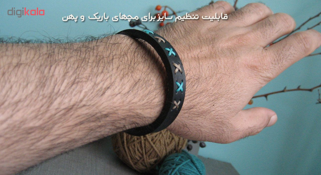 دستبند چرم دانوب مدل بوفالو کد 006