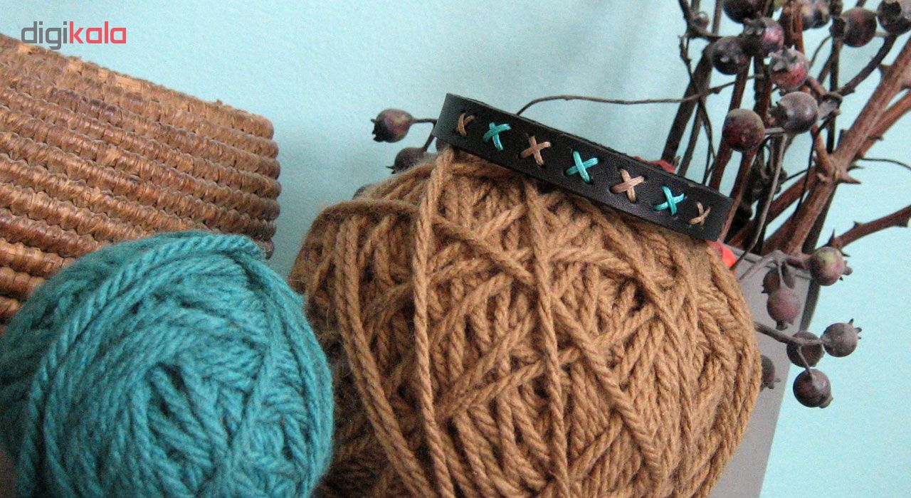 دستبند چرم دانوب مدل بوفالو کد 006