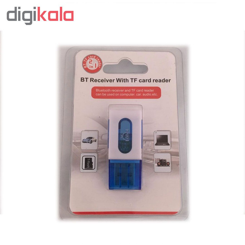 گیرنده بلوتوثی موزیک و کارت خوان مدل BT-TF 2in1 گیرنده بلوتوثی موزیک و کارت خوان مدل BT-TF 2in1