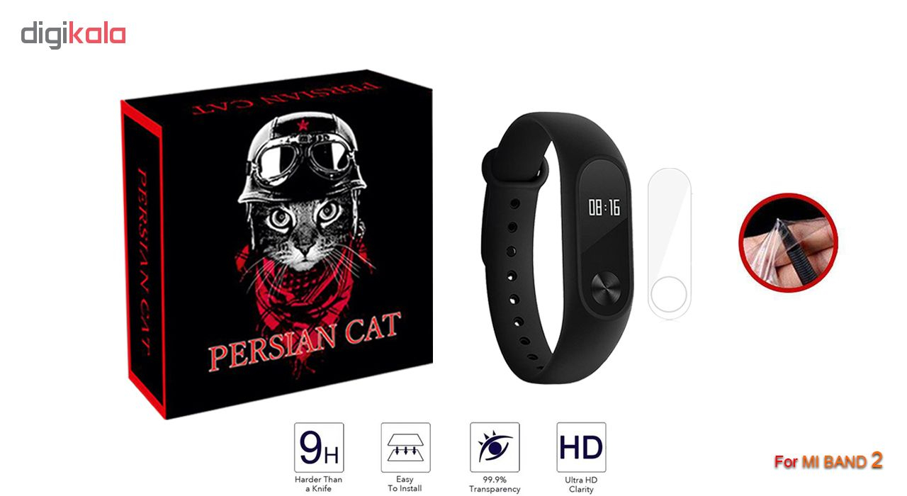 محافظ صفحه نمایش پرشین کت مدل PCM مناسب برای مچ بند هوشمند شیائومی Mi Band 2