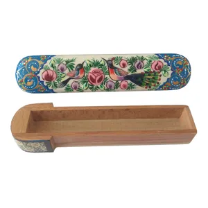 قلمدان خاتم کاری مدل مرغ و طاووس کد KH0122
