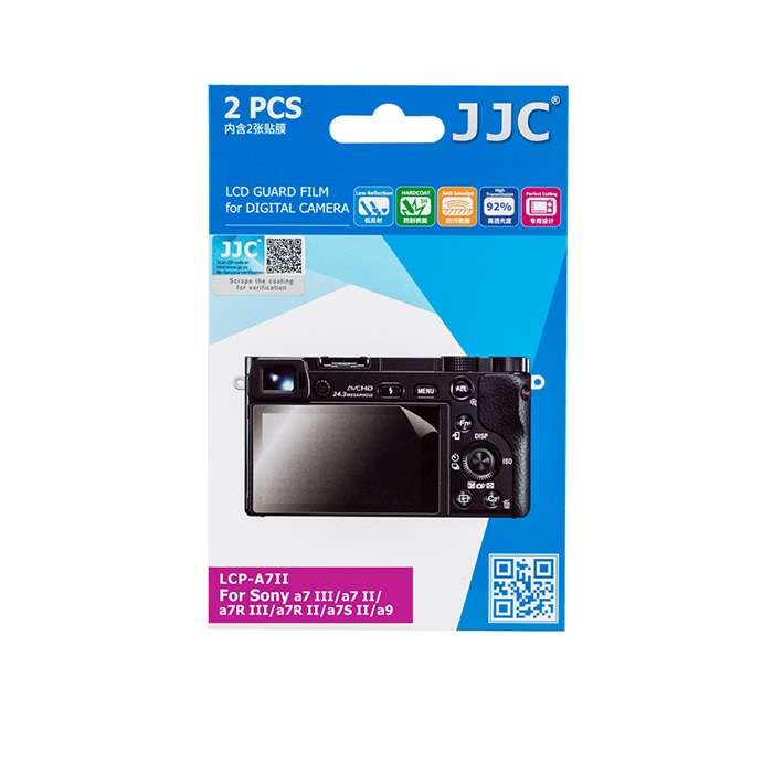 محافظ صفحه نمایش دوربین جی جی سی مدل LCP-A7II مناسب برای دوربین سونی α9 بسته 2 عددی محافظ صفحه نمایش دوربین جی جی سی مدل LCP-A7II مناسب برای دوربین سونی α9 بسته 2 عددی