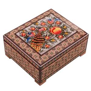 جعبه جواهرات خاتم کاری کد 852