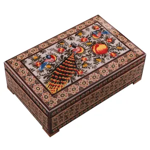 جعبه جواهرات خاتم کاری کد 857