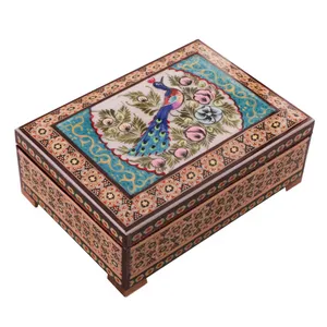 جعبه جواهرات خاتم کاری کد 849
