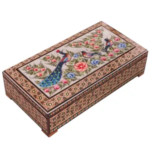 جعبه جواهرات خاتم کاری کد 858