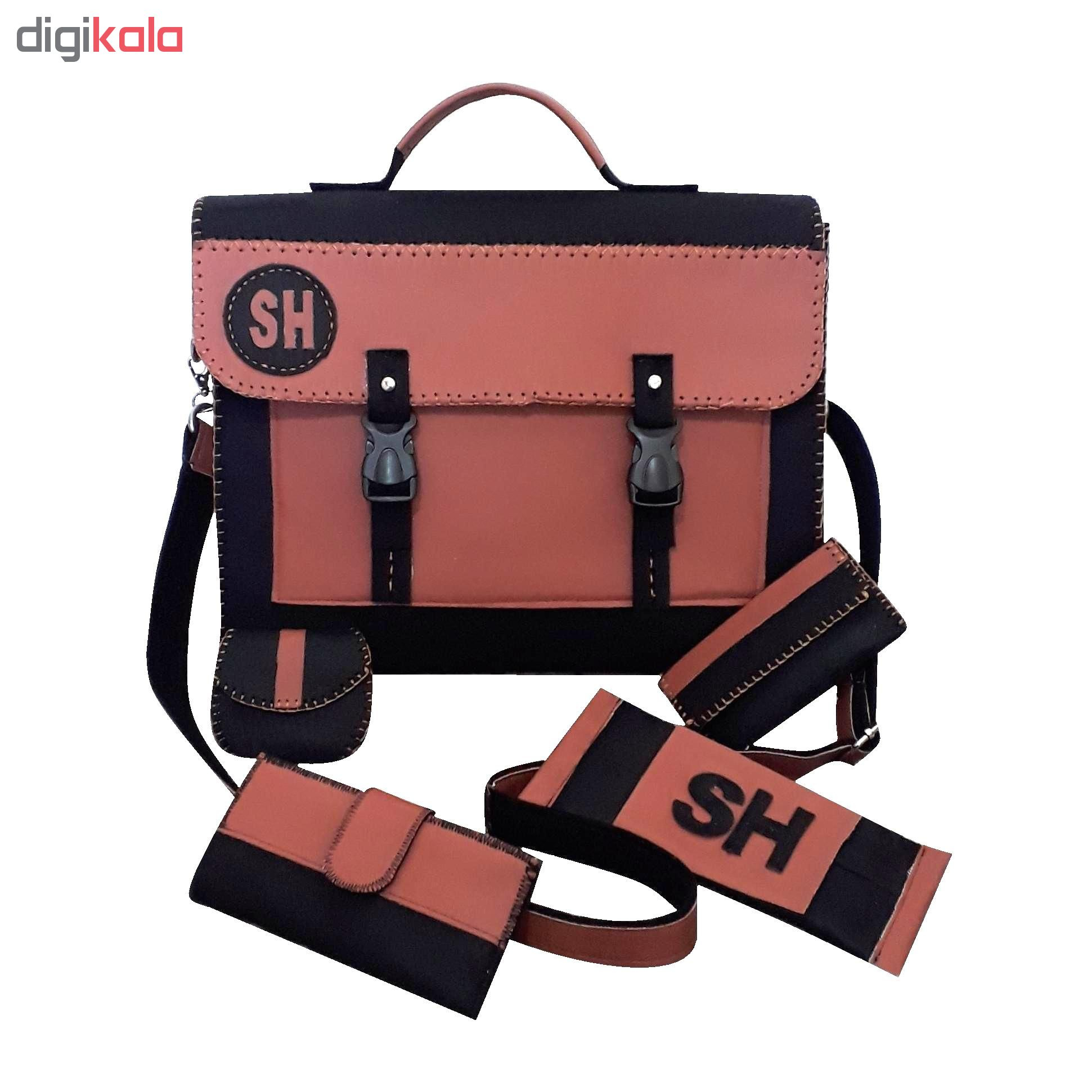 ست کیف رو دوشی نمدی مدل 016