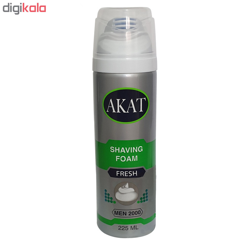 فوم اصلاح آکات مدل FRESH حجم 225 میلی لیتر