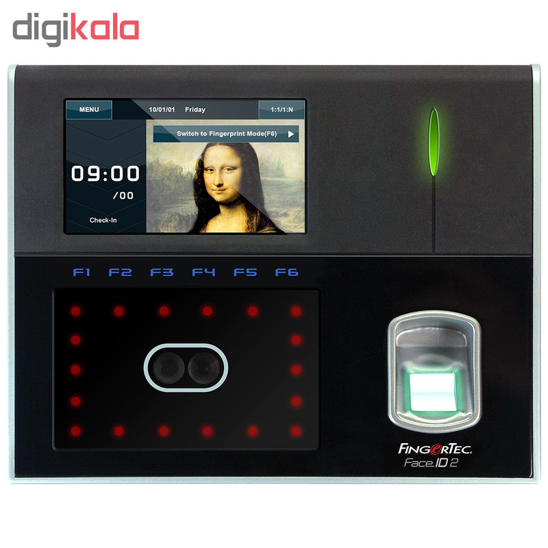 دستگاه حضور و غیاب و کنترل تردد فینگرتک مدل Face ID 2