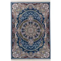 فرش ماشینی سهند کد VF15.AK زمینه آبی