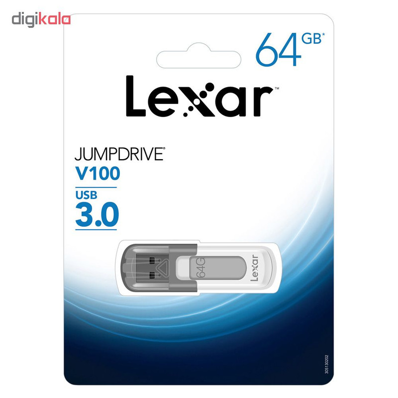فلش مموری لکسار مدل JumpDrive V100 ظرفیت 64 گیگابایت 1