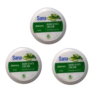 کرم مرطوب کننده سنا مدل Aloe vera حجم 150 میلی لیتر مجموعه 3 عددی