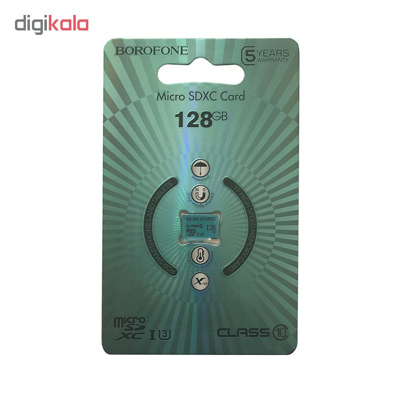 کارت حافظه microSDXC بروفون مدل M301 کلاس 10 استاندارد XCI U3 سرعت 95MBps ظرفیت 128 گیگابایت