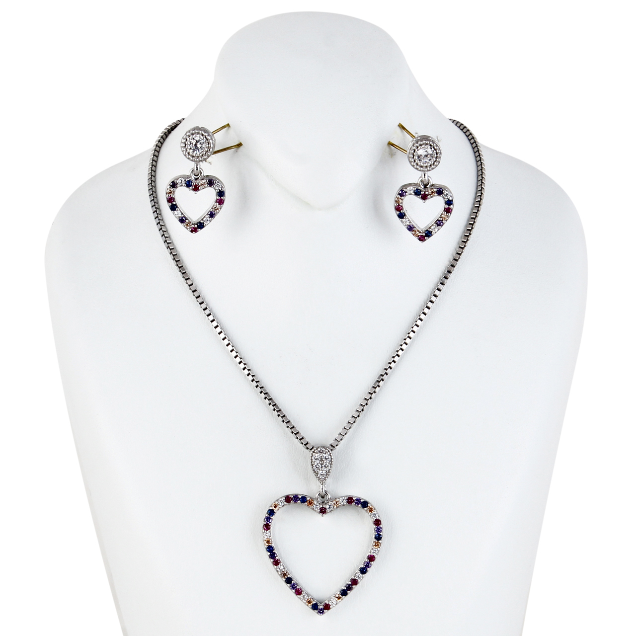 نیم ست نقره زنانه مد و کلاس کد MC-467