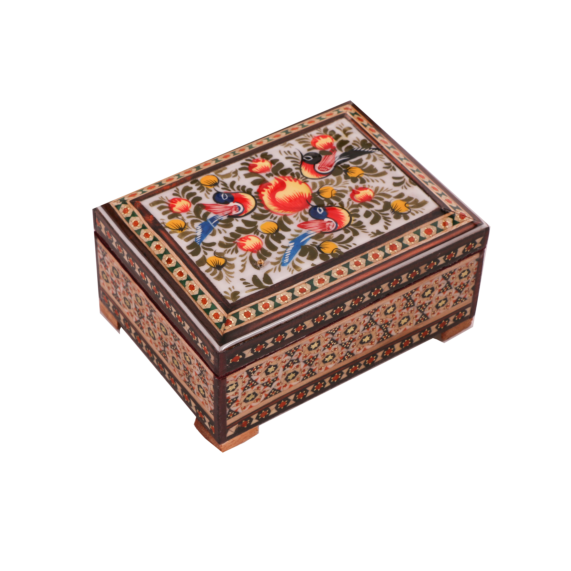 جعبه جواهرات خاتم کاری کد 883