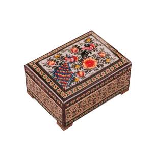 جعبه جواهرات خاتم کاری کد 886