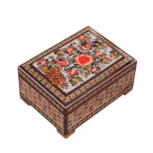 جعبه جواهرات خاتم کاری کد 885
