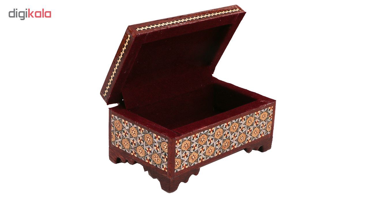 جعبه جواهرات خاتم کاری کد 873