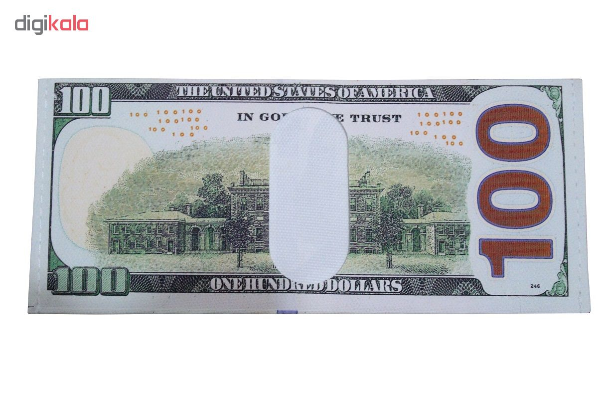 کیف پول مردانه طرح 100 دلاری کد TB 100