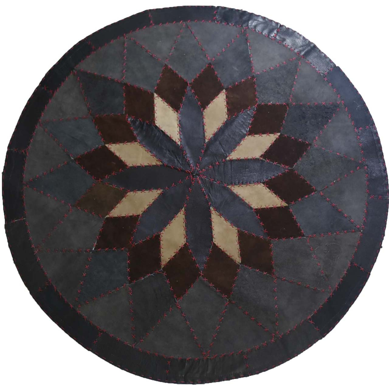 کلاژ فرش پوست و چرم کد 104