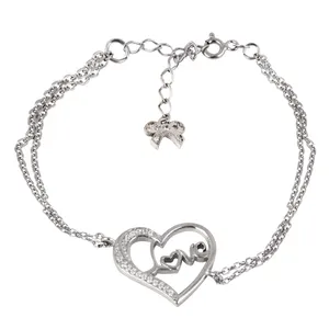 دستبند نقره زنانه مد و کلاس کد MC-484