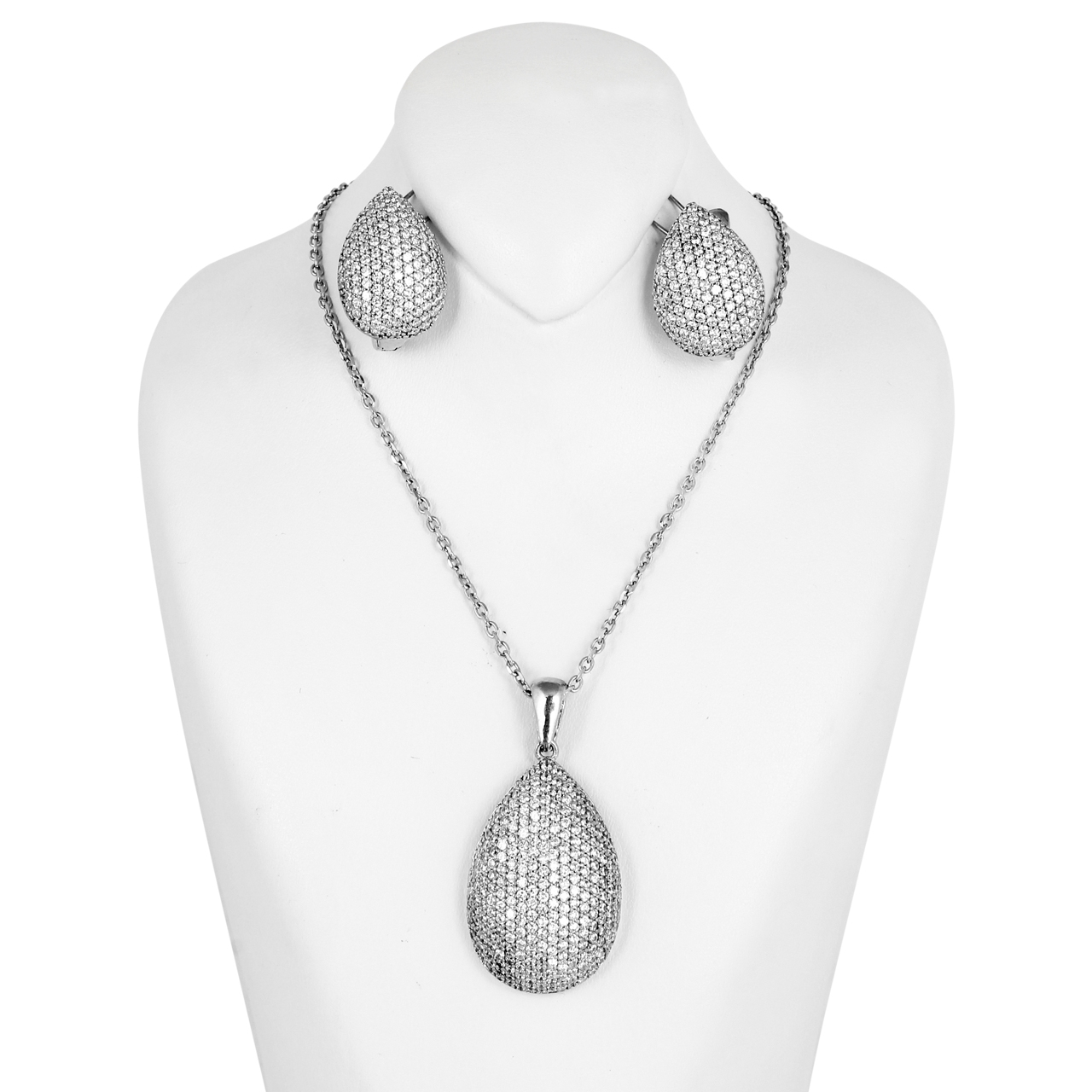 نیم ست نقره زنانه مد و کلاس کد MC-293