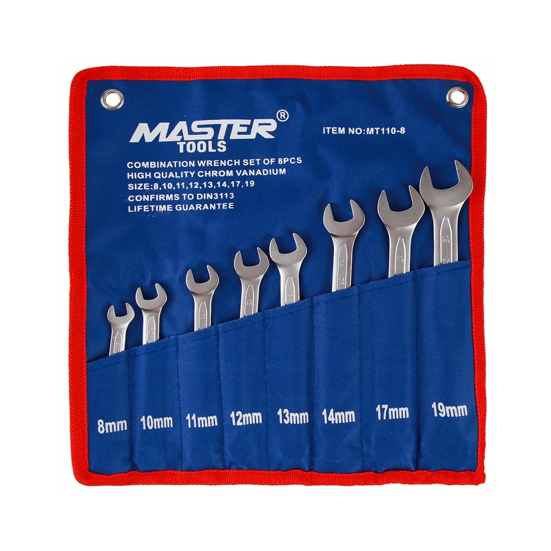 مجموعه 8 عددی آچار یکسر رینگی یکسر تخت مستر تولز مدل MT-110-8