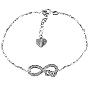 دستبند نقره زنانه مد و کلاس کد MC-426