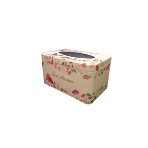 جعبه دستمال کاغذی مدل Flowers 263