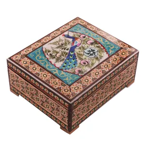 جعبه جواهرات خاتم کاری کد 879