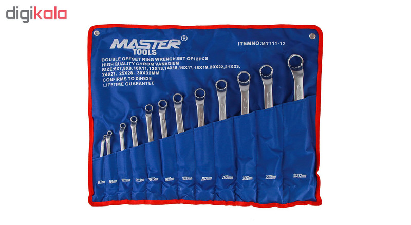 مجموعه 12 عددی آچار دو سر رینگی مستر تولز مدل MT111-12 مجموعه 12 عددی آچار دو سر رینگی مستر تولز مدل MT111-12