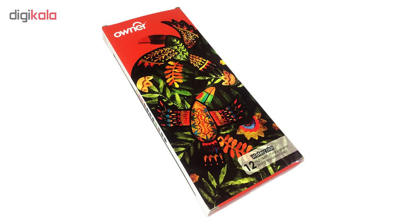 آبرنگ 12 رنگ اونر کد 513912-parrots