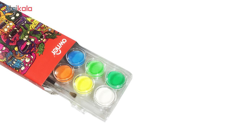 آبرنگ 12 رنگ اونر کد 513912-surrealistic-monsters