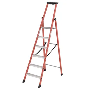 Tubesca Comabi 04472006 Fiberglass Six Steps Ladder