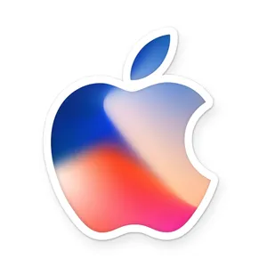 Wensoni Apple Logo Sticker