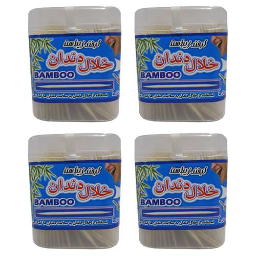خلال دندان بامبو مدل 220N مجموعه 4 عددی