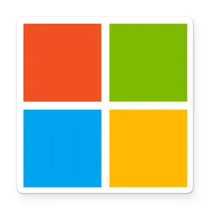 Wensoni Microsofte Logo Sticker