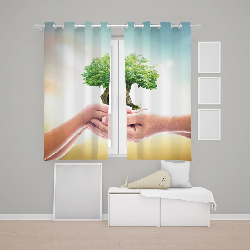 پرده نیروانا مدل plk640 سایز 190 × 140 سانتی متر