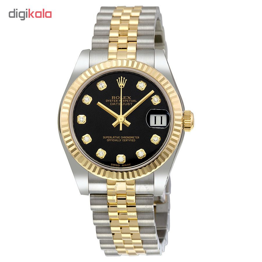 ساعت مچی عقربه ای زنانه مدل لیدی دیت جاست  کد HC2005