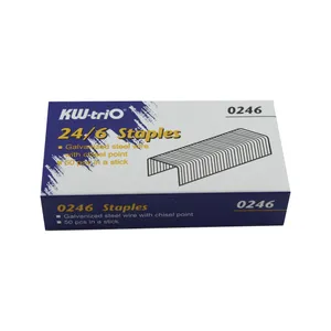 سوزن منگنه کیو وی تریو سایز24/6 بسته 1000 عددی