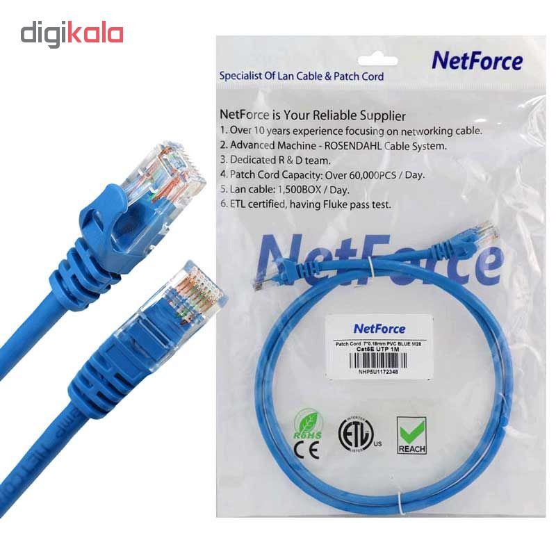 کابل شبکه CAT5 نت فورس مدل nf1