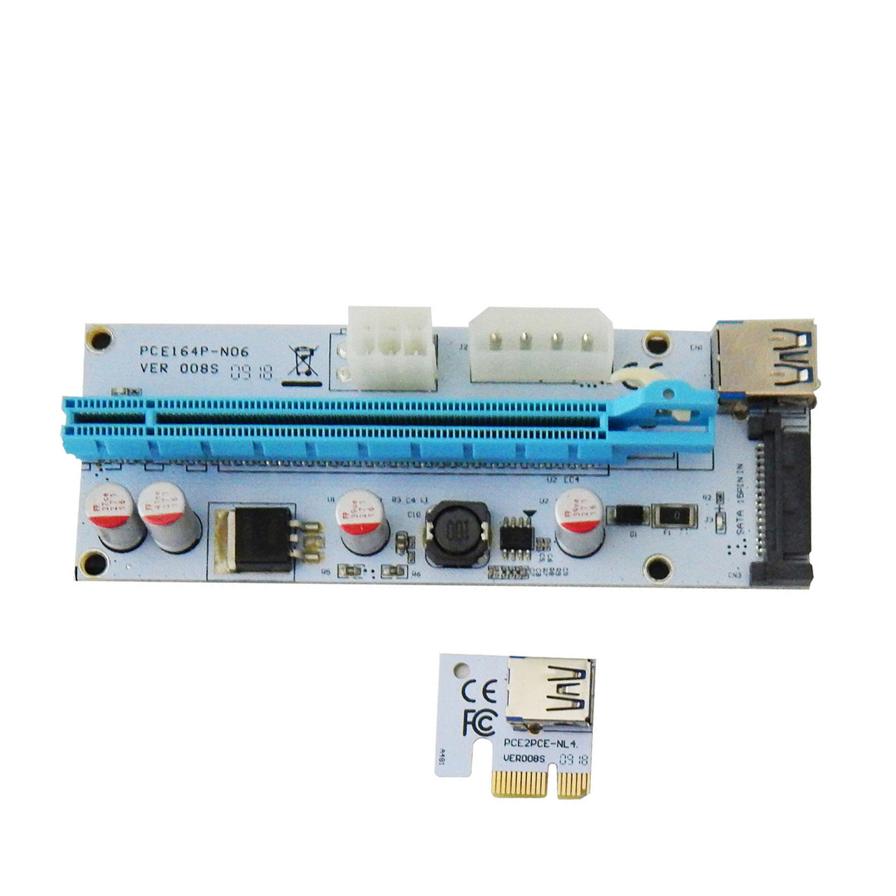 رایزر کارت گرافیک تبدیل  PCI 1X به 16X مدل 008S