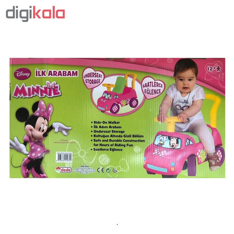 واکر دد طرح مینی موس مدل Minnie Mouse Ride-On 01981