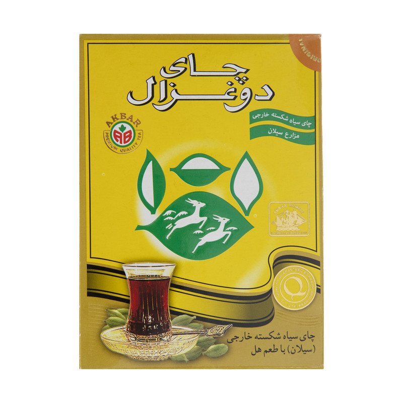 چای سیلان دوغزال با طعم هل مقدار 100 گرم