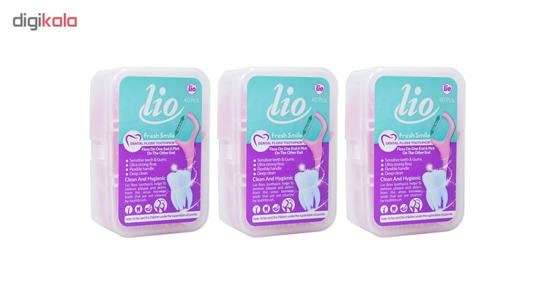 نخ دندان لیو مدل Fresh Smile مجموعه 3 عددی