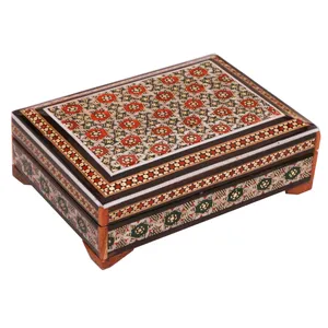 جعبه جواهرات خاتم کاری کد 867